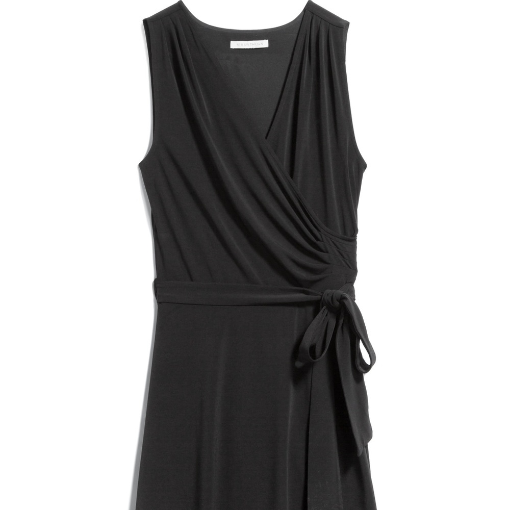 Tristana Essential Knit Faux Wrap Dress